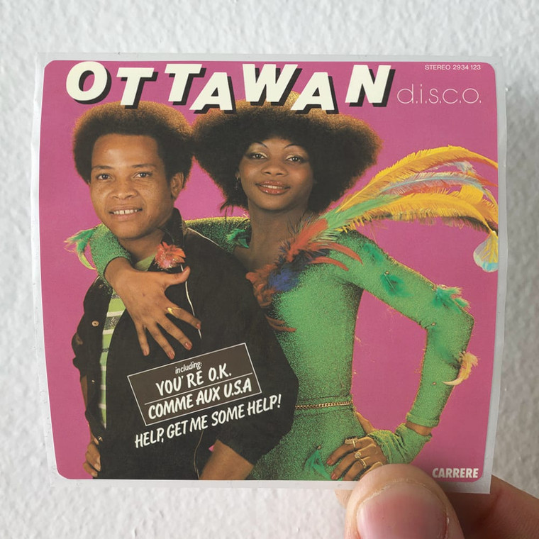 Ottawan Ottawan Album Cover Sticker