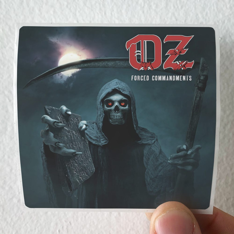 Oz Forced Commandments Album Cover Sticker