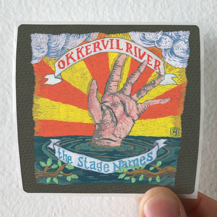 Okkervil River The Stage Names Album Cover Sticker