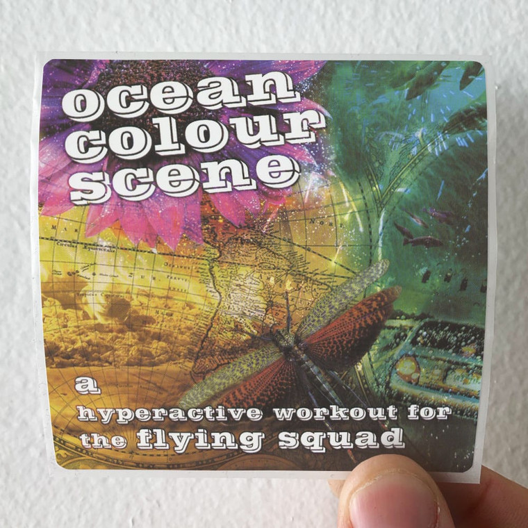 Ocean Colour Scene A Hyperactive Workout For The Flying Squad Album Cover Sticker Ocean Colour Scene A Hyperactive Workout For The Flying Squad Album Cover Sticker