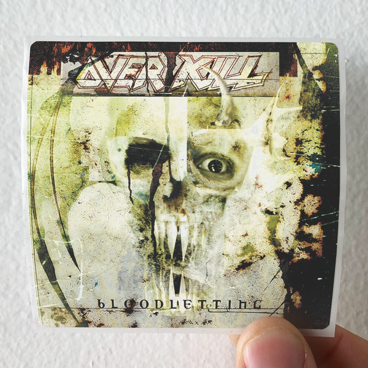 Overkill Bloodletting Album Cover Sticker