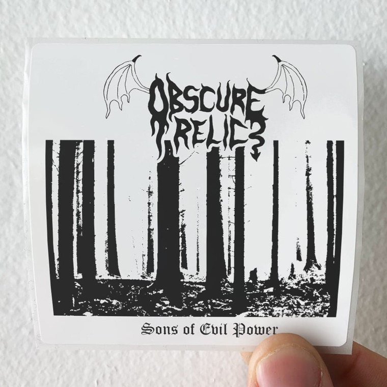 Obscure Relic Sons Of Evil Power Album Cover Sticker