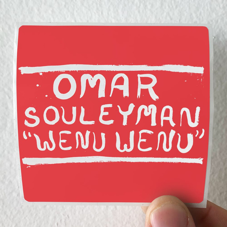 Omar Souleyman Wenu Wenu Album Cover Sticker