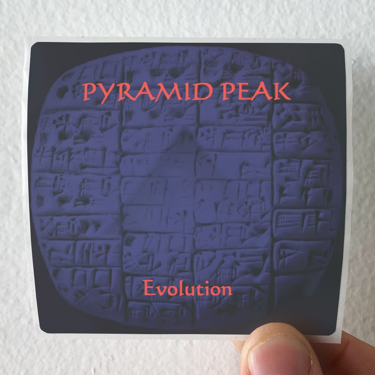 Pyramid Peak Evolution Album Cover Sticker