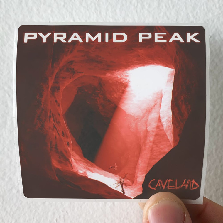 Pyramid Peak Caveland Album Cover Sticker