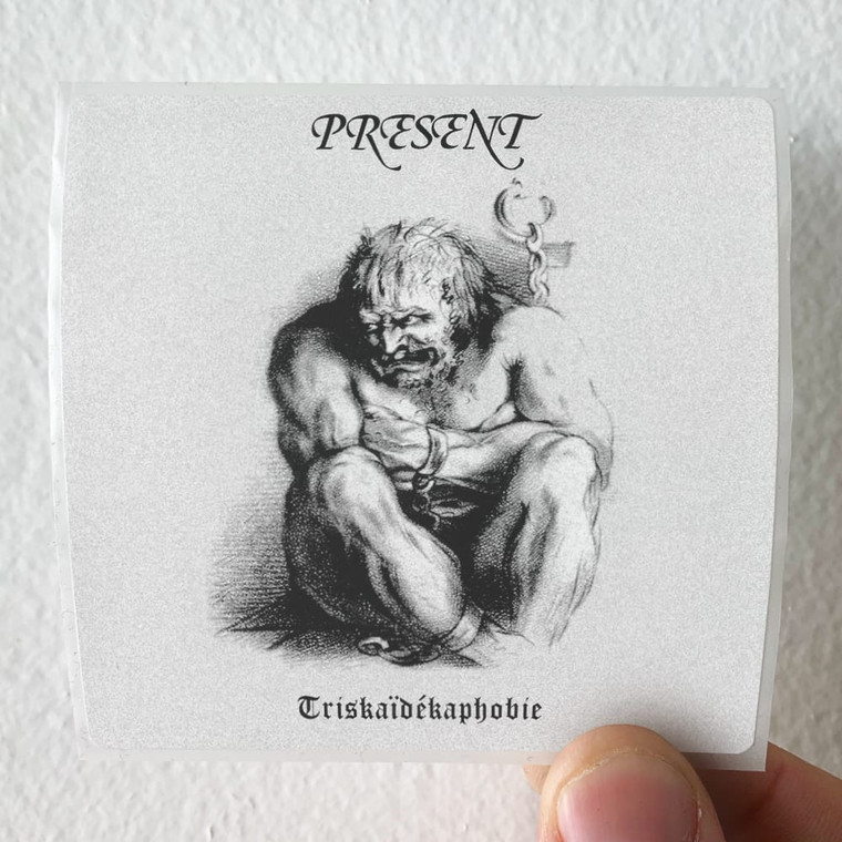 Present Triskaidekaphobiele Poison Qui Rend Fou Album Cover Sticker
