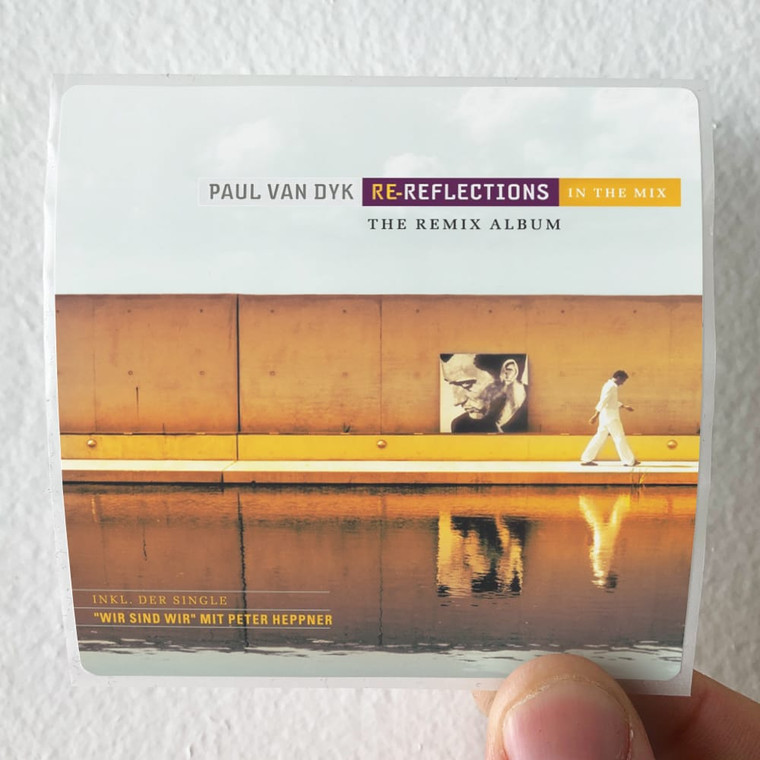Paul van Dyk Re Reflections Album Cover Sticker