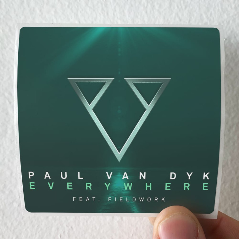 Paul van Dyk Everywhere Album Cover Sticker