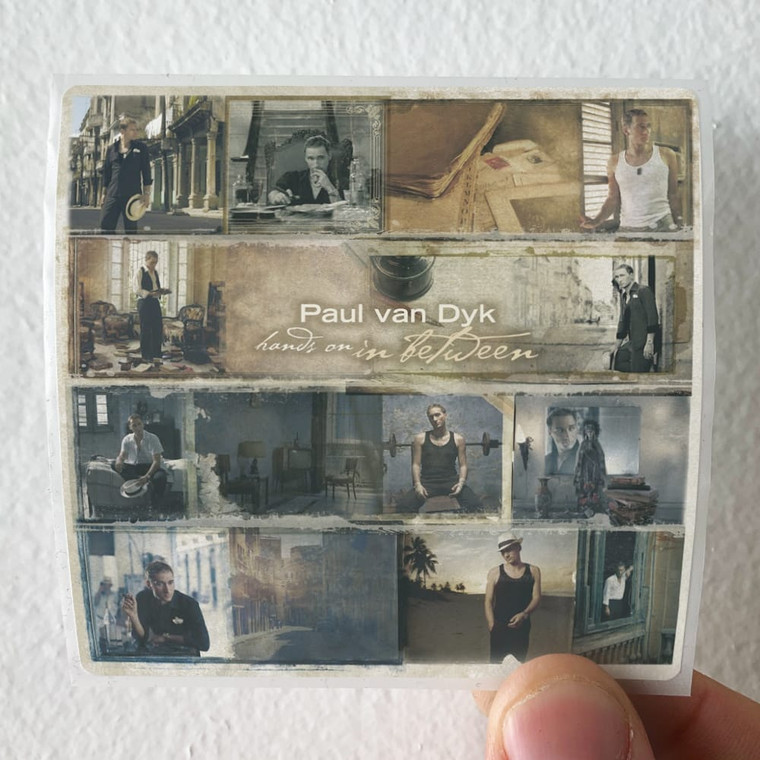 Paul van Dyk Hands On In Between Album Cover Sticker