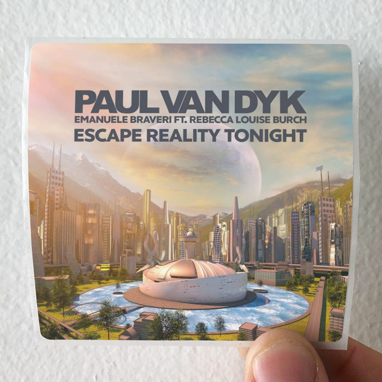 Paul van Dyk Escape Reality Tonight Album Cover Sticker