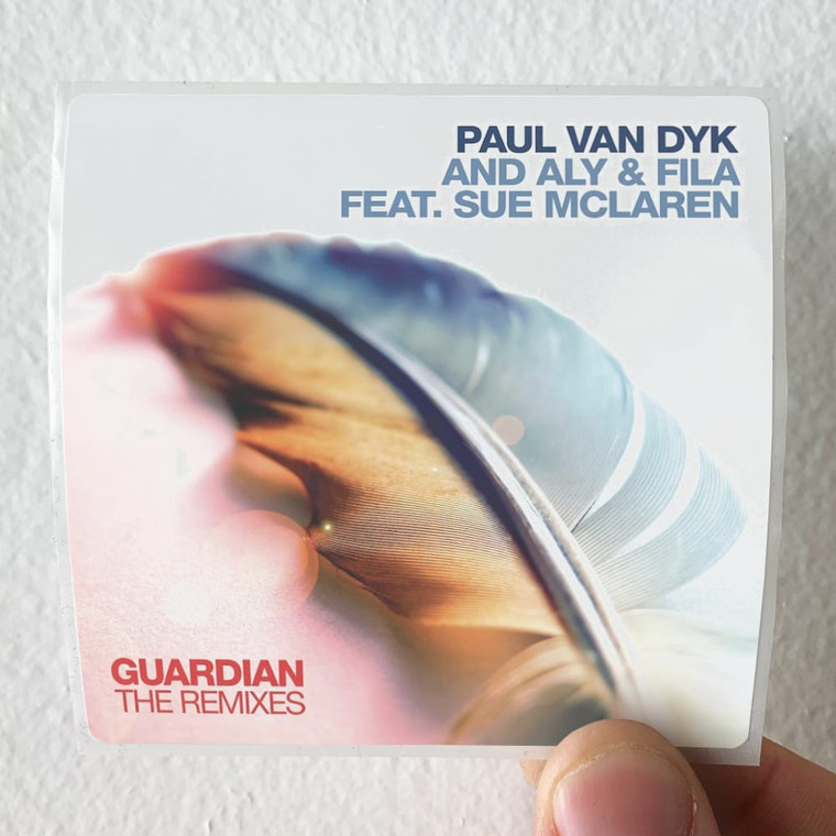 Paul van Dyk Guardian The Remixes Album Cover Sticker