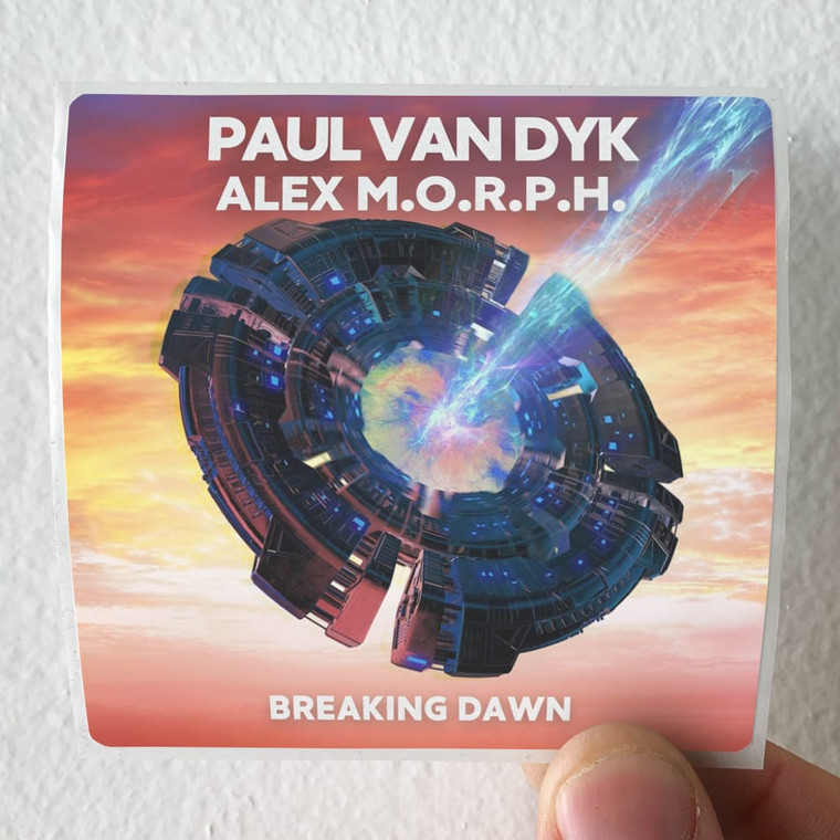Paul van Dyk Breaking Dawn Album Cover Sticker