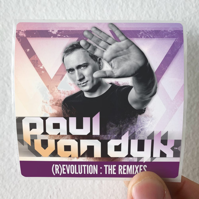 Paul van Dyk Revolution The Remixes Album Cover Sticker