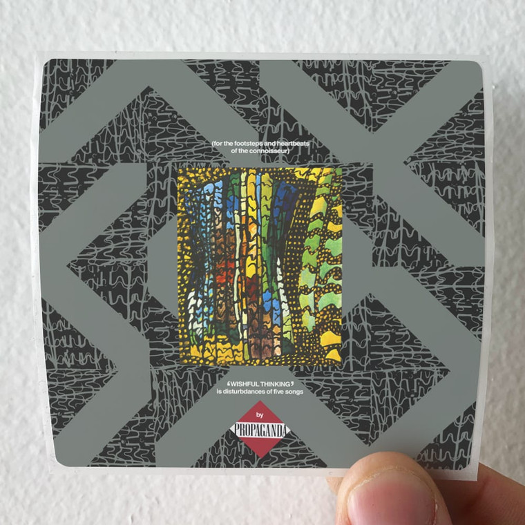 Propaganda Wishful Thinking Album Cover Sticker