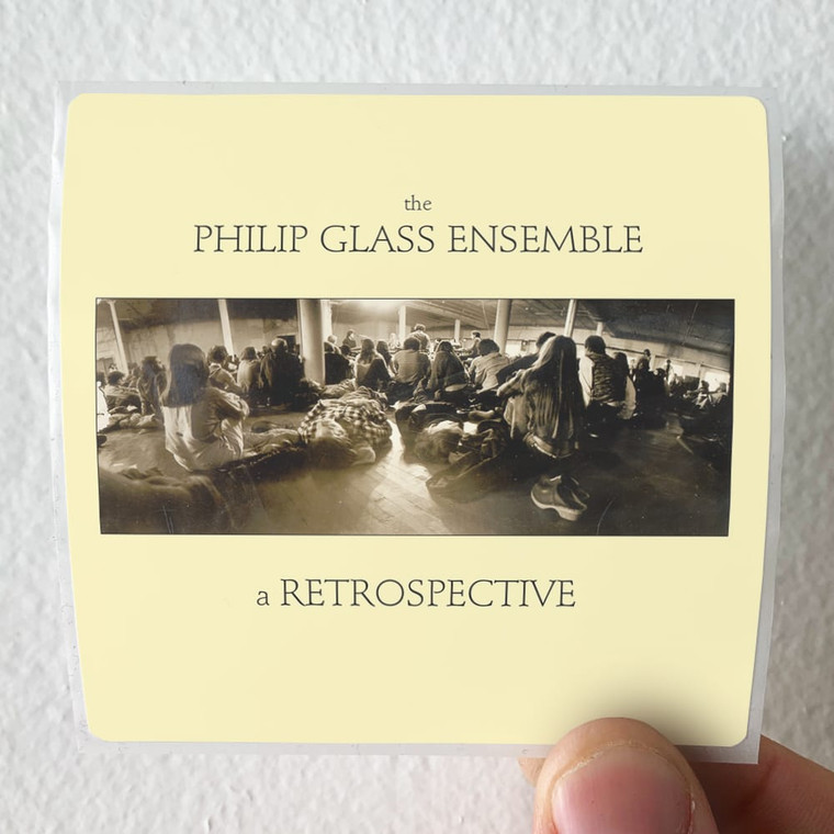 Philip Glass Ensemble A Retrospective Album Cover Sticker