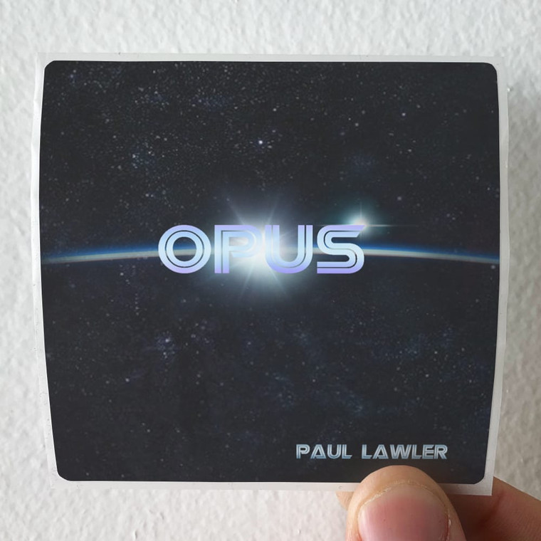 Paul Lawler Opus Album Cover Sticker