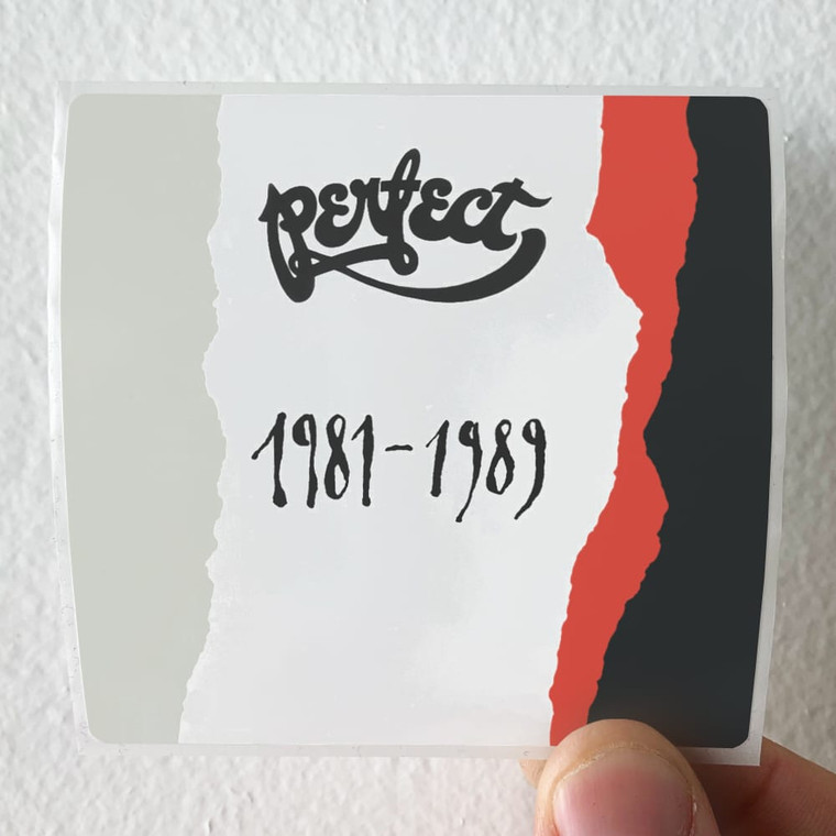 Perfect 1981 1989 Album Cover Sticker