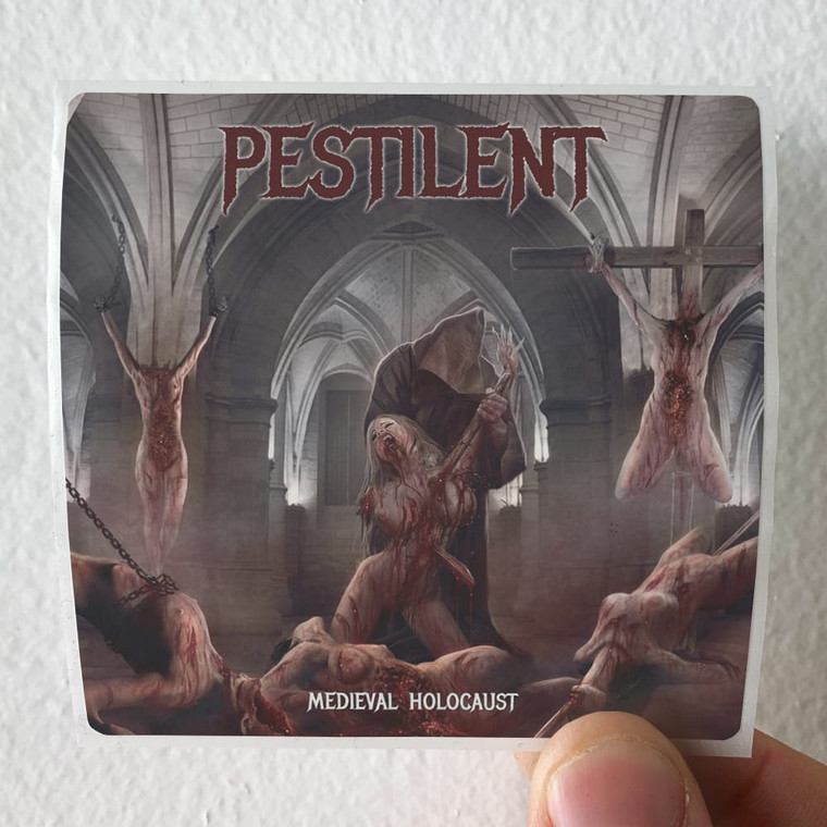Pestilent Age Medieval Holocaust Album Cover Sticker