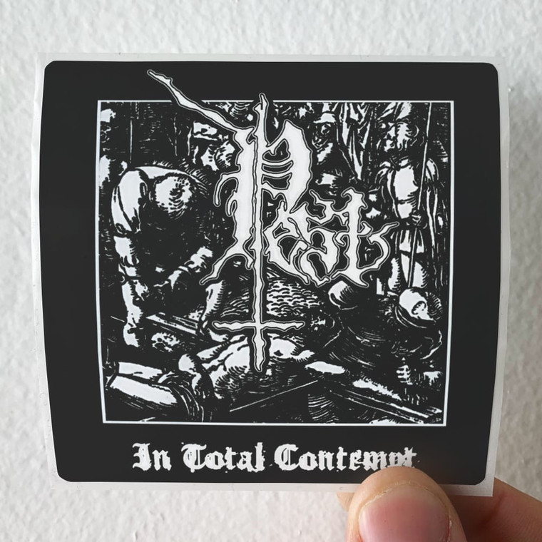 Pest In Total Contempt Album Cover Sticker