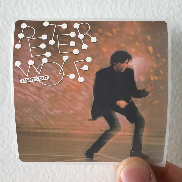 Peter Wolf Lights Out Album Cover Sticker