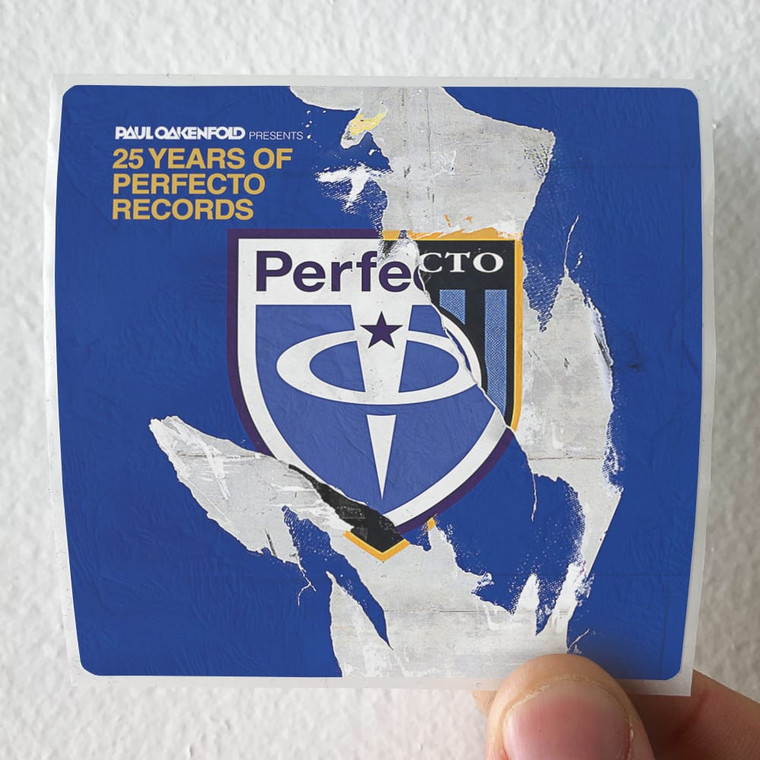 Paul Oakenfold 25 Years Of Perfecto Records Album Cover Sticker