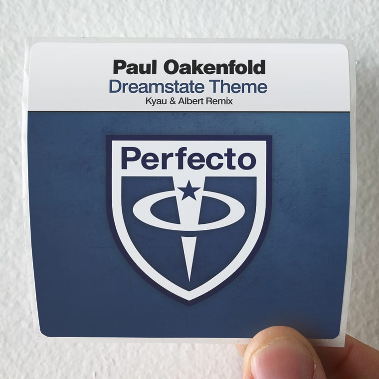 Paul Oakenfold Dreamstate Theme Kyau Albert Extended Remix Album Cover Sticker