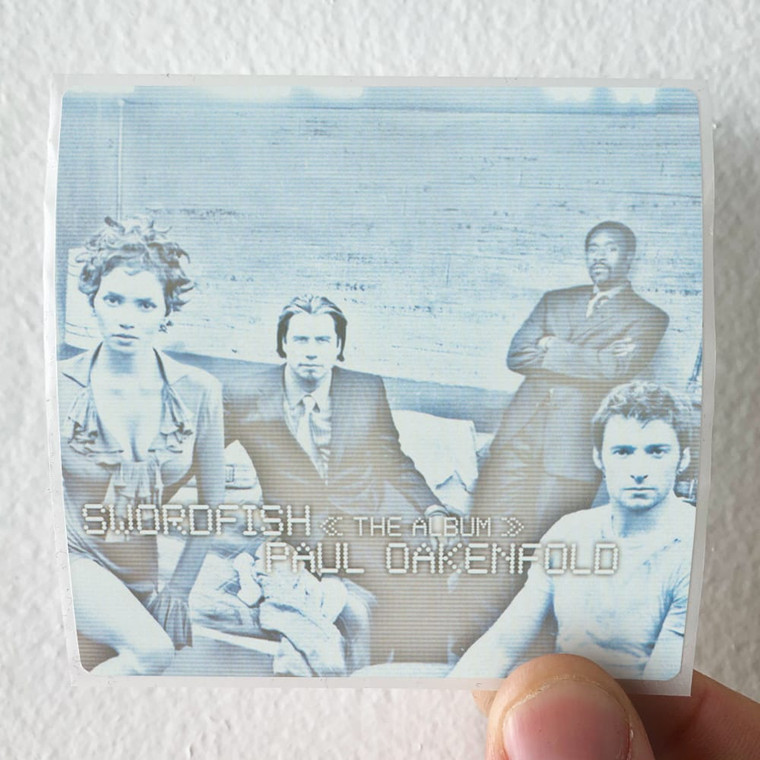 Paul Oakenfold Swordfish Album Cover Sticker