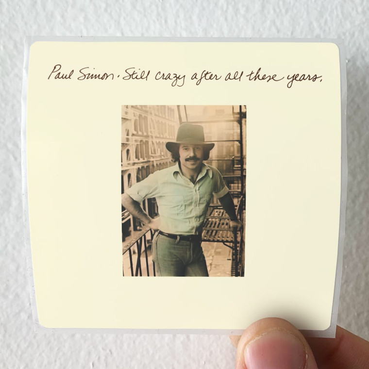 Paul Simon Still Crazy After All These Years Album Cover Sticker