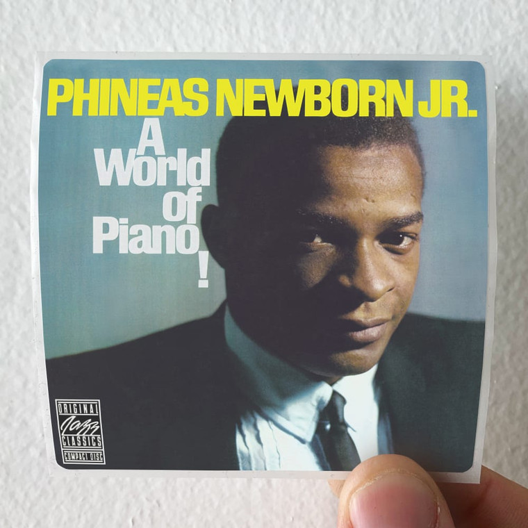 Phineas Newborn Jr A World Of Piano Album Cover Sticker