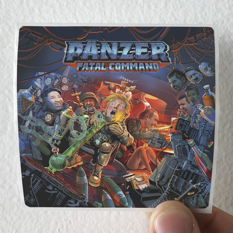 Panzer Fatal Command Album Cover Sticker