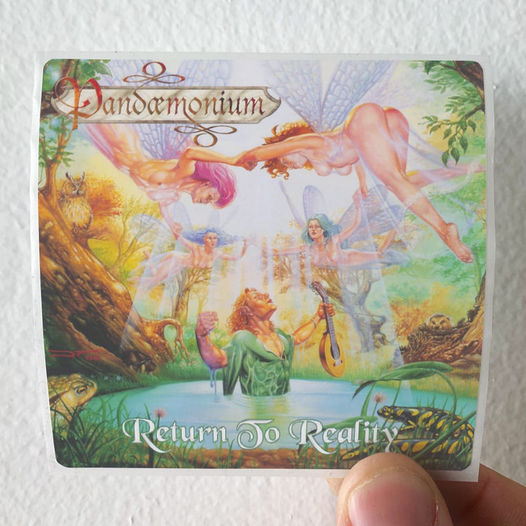 Pandaemonium Return To Reality Album Cover Sticker