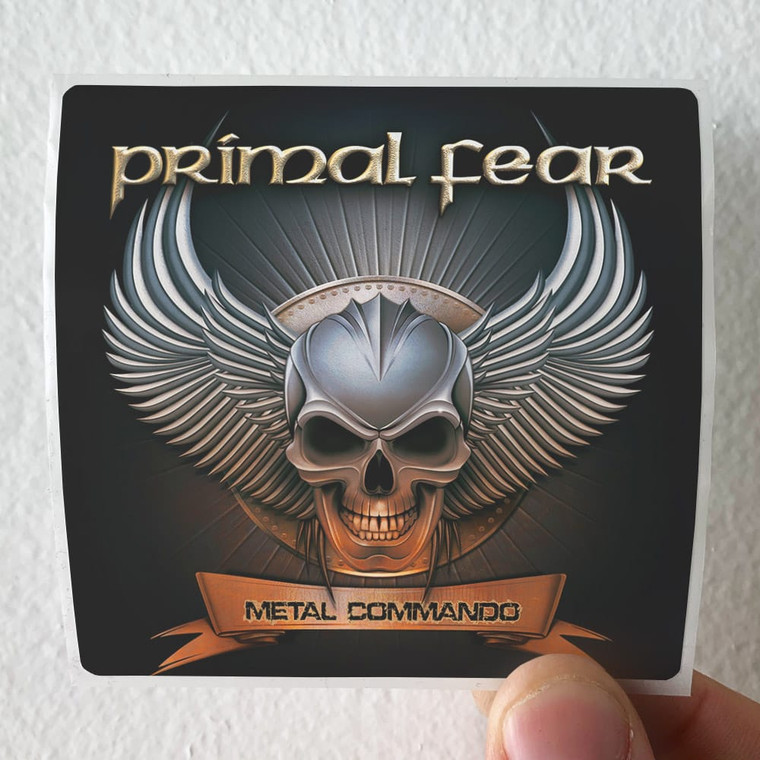 Primal Fear Metal Commando Album Cover Sticker