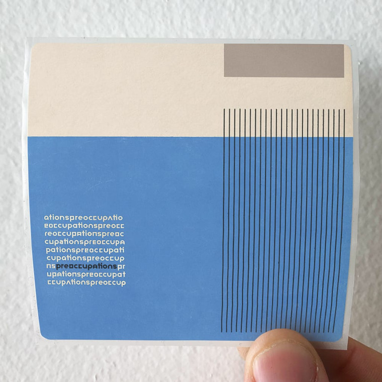 Preoccupations Preoccupations Album Cover Sticker