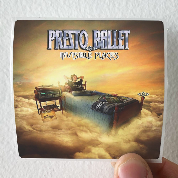 Presto Ballet Invisible Places Album Cover Sticker