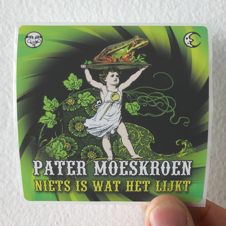 Pater Moeskroen Niets Is Wat Het Lijkt Album Cover Sticker