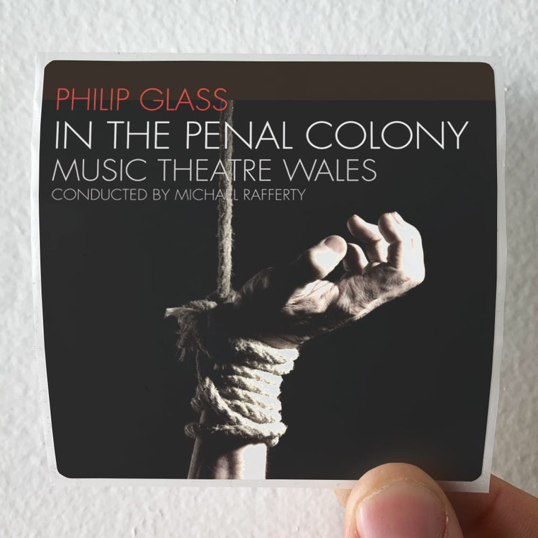 Philip Glass In The Penal Colony Album Cover Sticker Philip Glass In The Penal Colony Album Cover Sticker