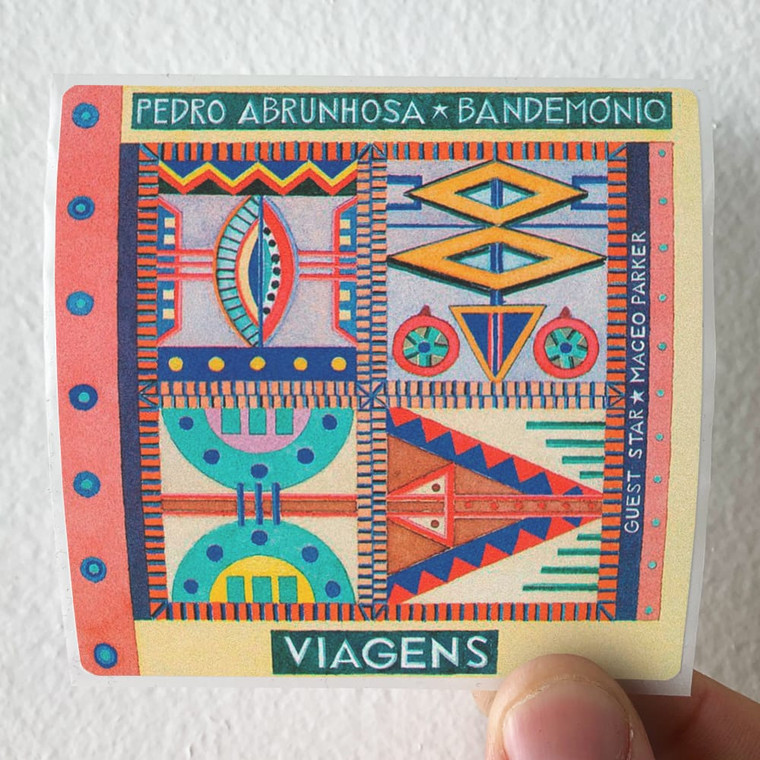Pedro Abrunhosa and Os Bandemonio Viagens Album Cover Sticker
