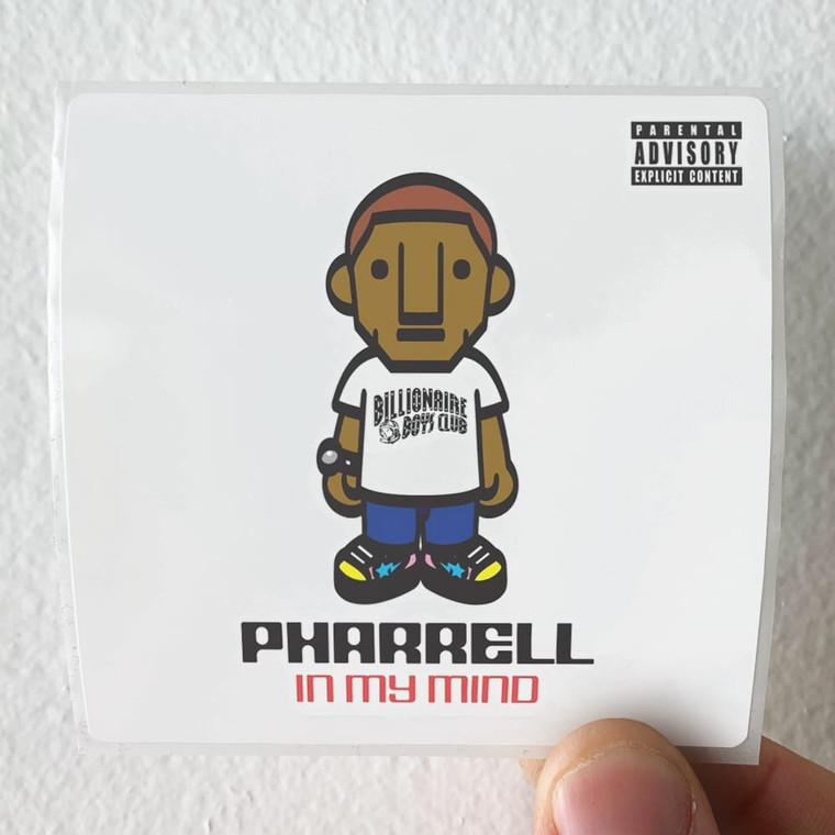 Pharrell Williams In My Mind Album Cover Sticker