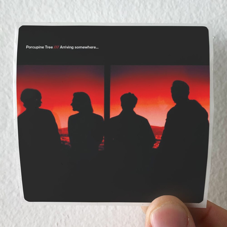 Porcupine Tree Arriving Somewhere Album Cover Sticker