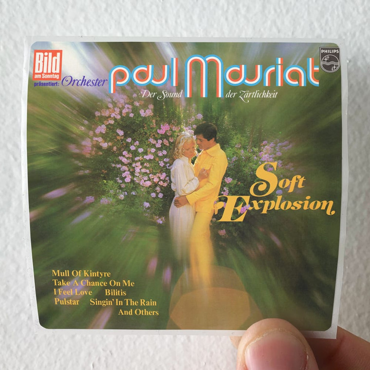 Paul Mauriat Soft Explosion Album Cover Sticker