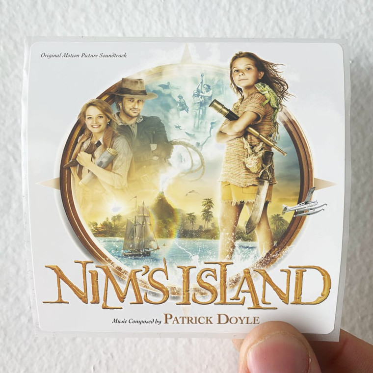 Patrick Doyle Nims Island Album Cover Sticker