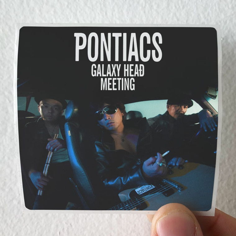 PONTIACS Galaxy Head Meeting Album Cover Sticker