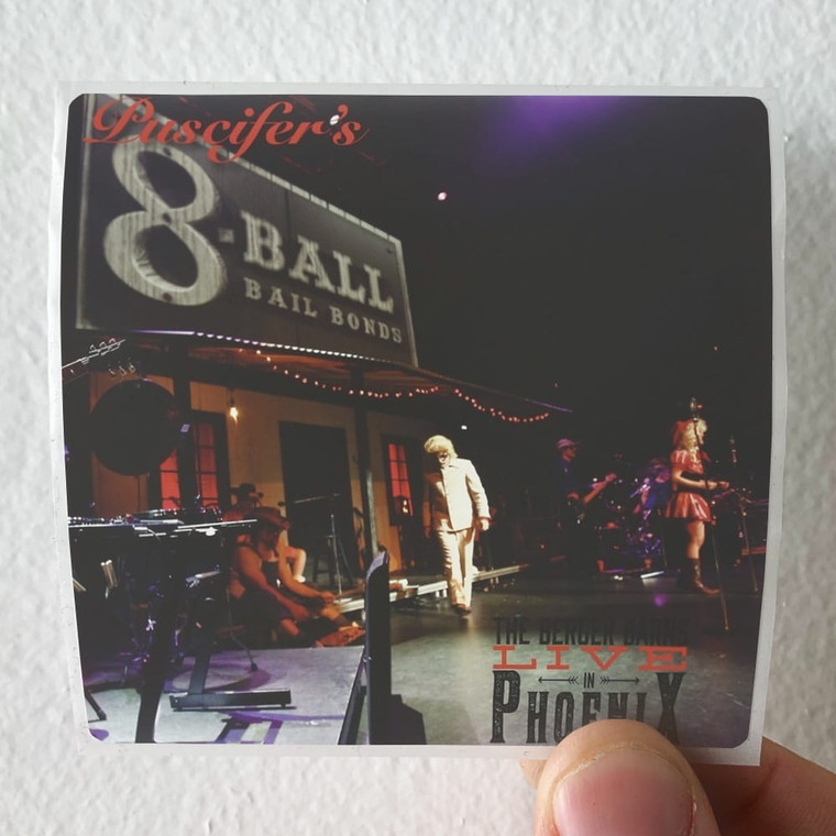 Puscifer 8 Ball Bail Bonds The Berger Barns Live In Phoenix Album Cover Sticker