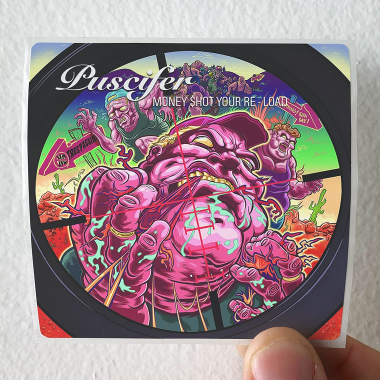 Puscifer Money Hot Youre Re Load Album Cover Sticker