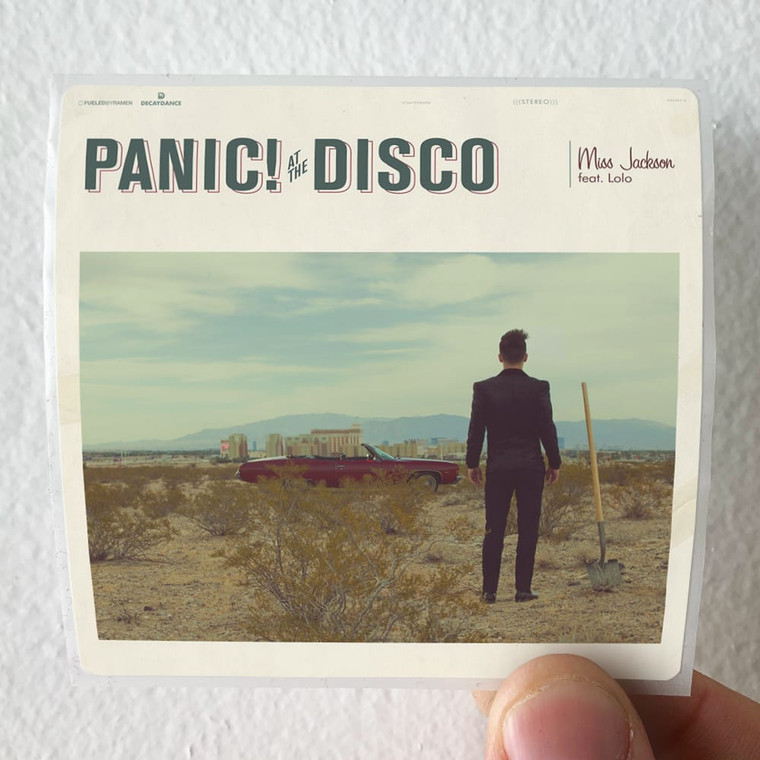 Panic at the Disco Miss Jackson Album Cover Sticker