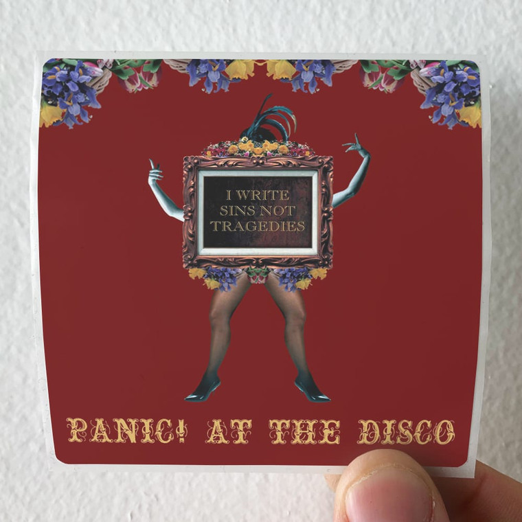 Panic at the Disco I Write Sins Not Tragedies Album Cover Sticker