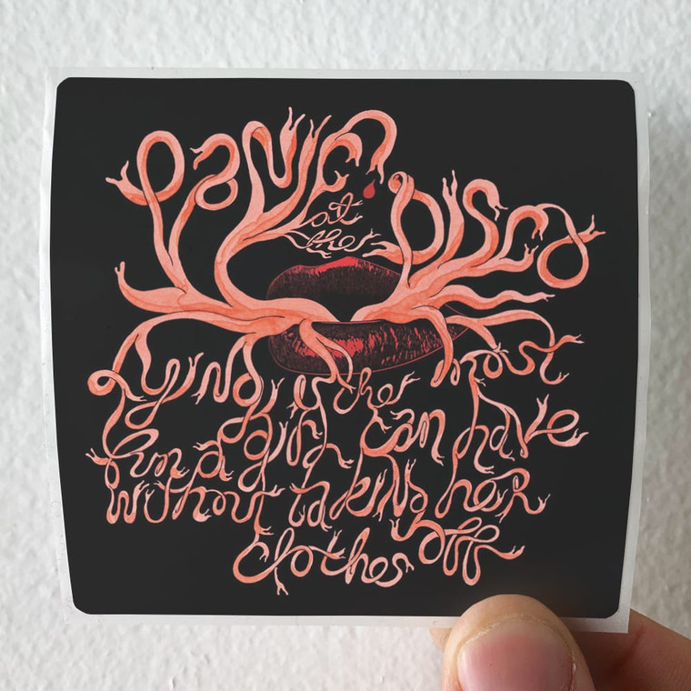 Panic at the Disco Lying Is The Most Fun A Girl Can Have Without Taking Her Clo Album Cover Sticker