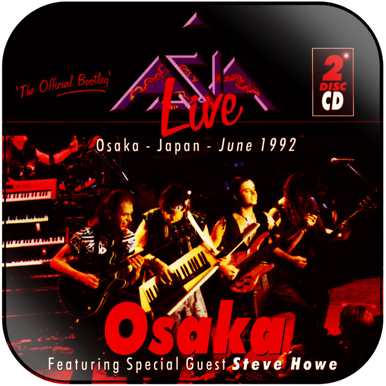 Asia Live In Osaka92 Album Cover Sticker Album Cover Sticker