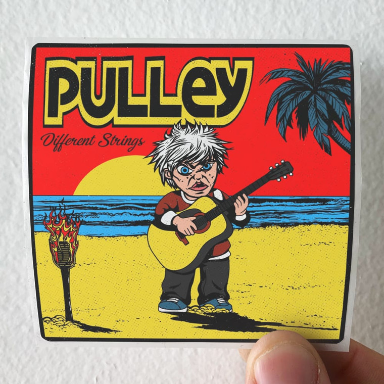 Pulley Different Strings Album Cover Sticker