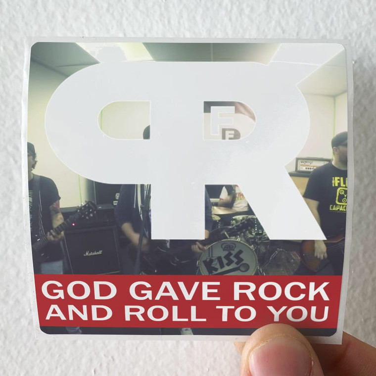 Punk Rock Factory God Gave Rock And Roll To You Album Cover Sticker